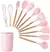 Kit Jogo C/12 Peças Utensílios De Cozinha Colheres Espátula Silicone - comprar online