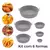 Kit 6 Formas Airfryer Tamanhos Variados Silicone Antiaderente Microonda - comprar online