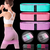 Kit 3 Faixas Elástica de Resistência para Yoga Pilates Treino Academia