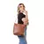 Bolsa Feminina de Ombro Grande Caramelo Com Alça Peruana - Alice Monteiro na internet