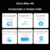 Ultra Max 4G Smartwatch com entrada para Chip, Google Play, rede 4G, cartão Sim, GPS, Wifi, NFC, câmera dupla - PromoZone