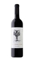 Garrafa de vinho tinto "O Jornaleiro" com rótulo ilustrado de um animal carregando cestos.