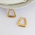 Argola Triangular - Ouro - comprar online
