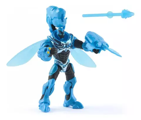 Blue Beetle Dc Metal Force 10cm Spin Master Figura Muñeco