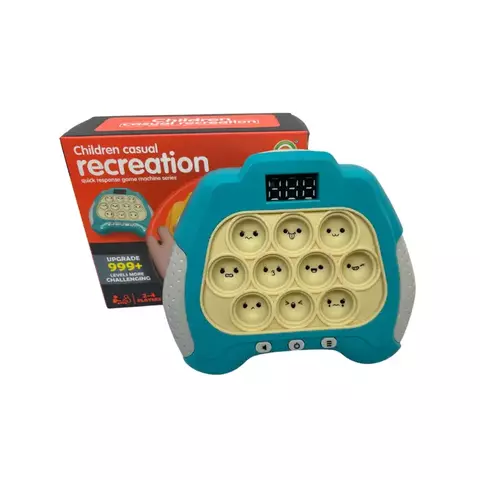 Pop It Juego Electronico Celeste Juguete Sensorial Ingenio