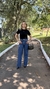 Calça jeans escuro - Use Regina Glamour