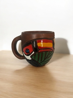 Caneca tucano de cerâmica