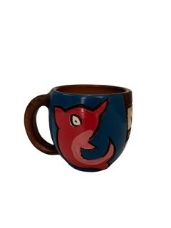 Imagem do Caneca boto rosa de cerâmica