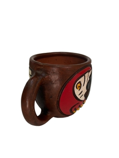 Caneca arara vermelha cerâmica - Amazônia & Sintonia