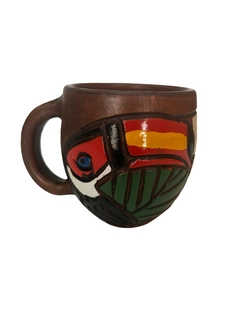 Caneca tucano de cerâmica - Amazônia & Sintonia