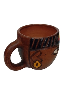 Caneca índio de cerâmica - Amazônia & Sintonia