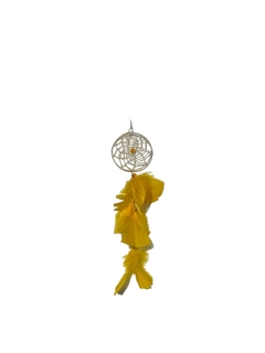 Brinco de Pena Amarelo