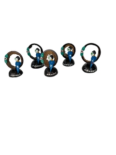 Arara azul decoração de mesa pequeno - Amazônia & Sintonia