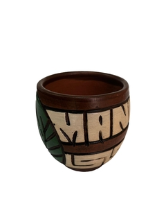 Caneca arara vermelha cerâmica - comprar online