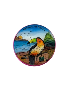 Imagem do Porta copo de Madeira e Vidro
