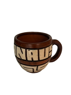 Caneca arara vermelha cerâmica - loja online