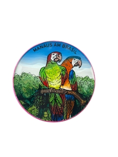 Porta copo de Madeira e Vidro - comprar online