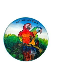 Porta copo de Madeira e Vidro - loja online