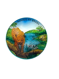 Porta copo de Madeira e Vidro - Amazônia & Sintonia