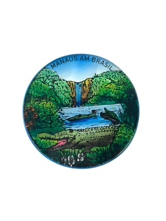 Porta Copo de Madeira e Vidro - comprar online