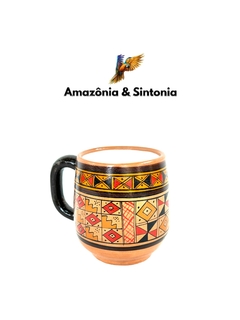Caneca Ceramica Linhas Tribais - comprar online