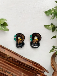 Macaquinho com bananinha decoração de mesa - loja online