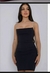 Vestido tubinho alça strass