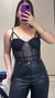 Body tule corselet Preto