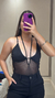 Body tule alyssa Preto