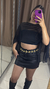 Cropped de tule