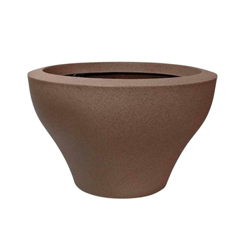 Vaso Ming Redondo Baixo N°23 Nutriplan Ferrugem