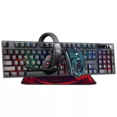 Kit De Teclado Y Mouse Gamer Noga Nkb-407 Español España De Color Negro - comprar online