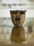 Mate de vidrio con virola varios