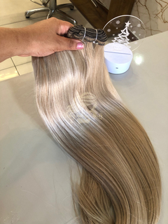 Tela única Loiro champanhe cor única - Nanay mega hair