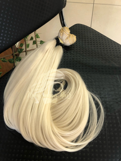Loiro claríssimo kit completo fibra humanhair - Nanay mega hair