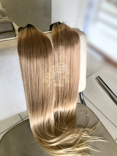 Loiro Dourado com raiz esfumada 80 cm - comprar online