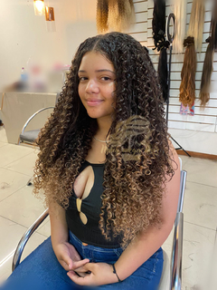 CACHEADOS OMBRER HAIR PONTAS #30 FIBRA HUMANHAIR - loja online