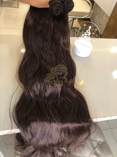 Tela única ondulado castanho chocolate 80cm - loja online