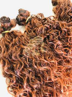 Ruivo borgonha cachos aberto - comprar online