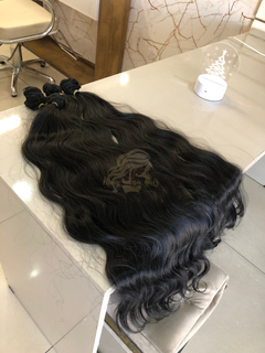 Imagem do Tela única preto ondulado 80cm fibra russa