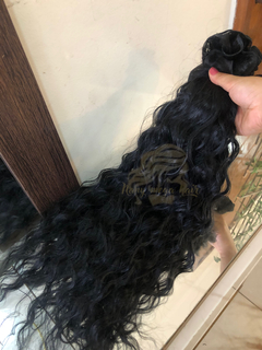 CACHEADO HUMANIZADO PRETO 70cm - Nanay mega hair