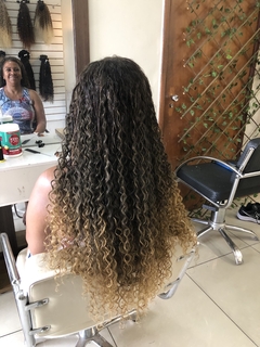 CACHEADOS OMBRER HAIR PONTAS #30 FIBRA HUMANHAIR na internet