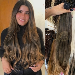 ILUMINADA OMBRER HAIR MEL , ONDULADO 65/70CM