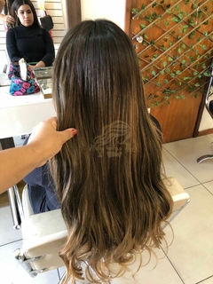 ILUMINADA OMBRER HAIR MEL , ONDULADO 65/70CM - Nanay mega hair