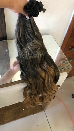 ILUMINADA OMBRER HAIR MEL , ONDULADO 65/70CM na internet