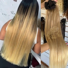 LOIRO DOURADO COM RAIZ ESFUMADA LISO 80CM