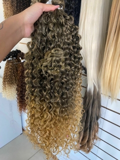 CACHEADO OMBRÉ HAIR DORADO 45 CM - Nanay mega hair