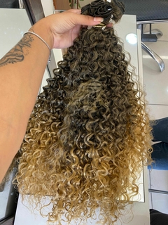 CACHEADO OMBRÉ HAIR DORADO 45 CM - comprar online