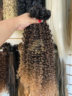 CACHEADO CHOCOLATE 40CM - Nanay mega hair
