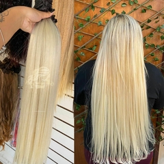 LOIRO CLARÍSSIMO COM RAIZ ESFUMADA , LISO 80cm